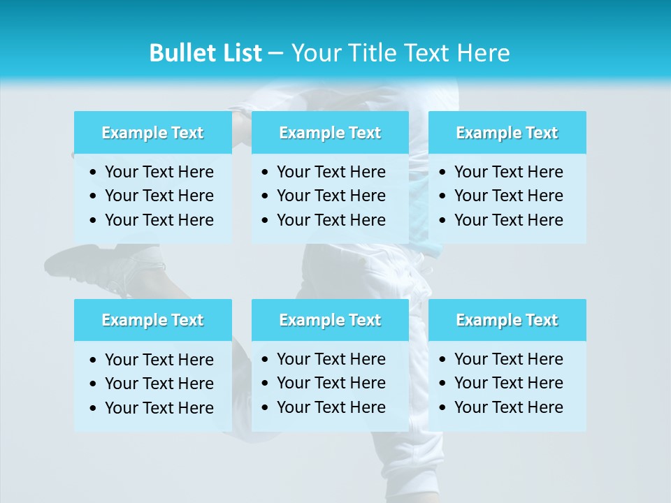 Fitness Female Girl PowerPoint Template