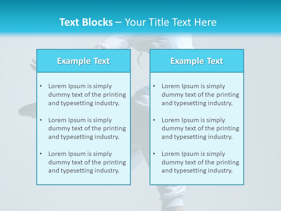 Fitness Female Girl PowerPoint Template
