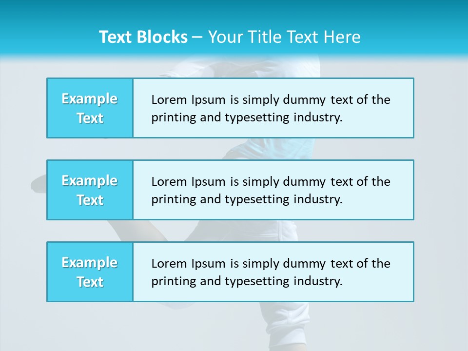 Fitness Female Girl PowerPoint Template