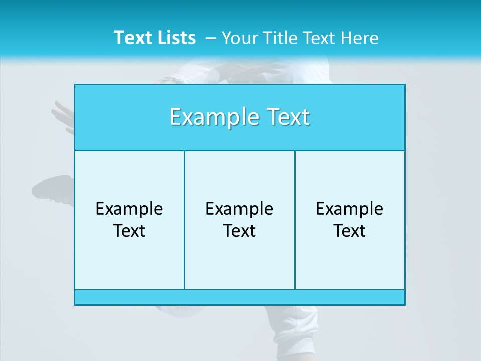 Fitness Female Girl PowerPoint Template