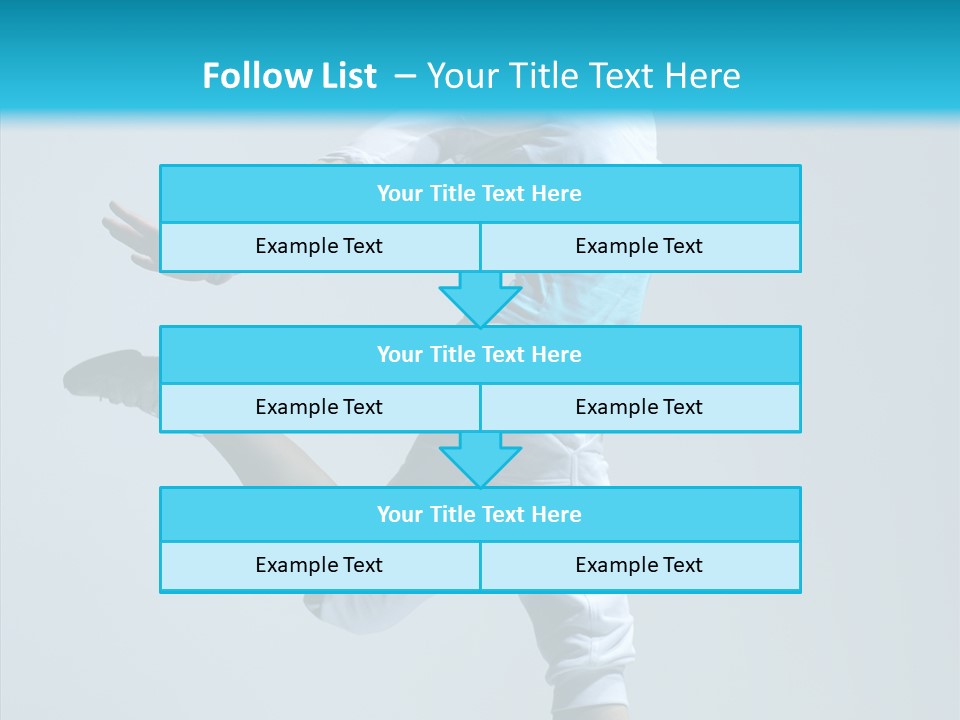 Fitness Female Girl PowerPoint Template