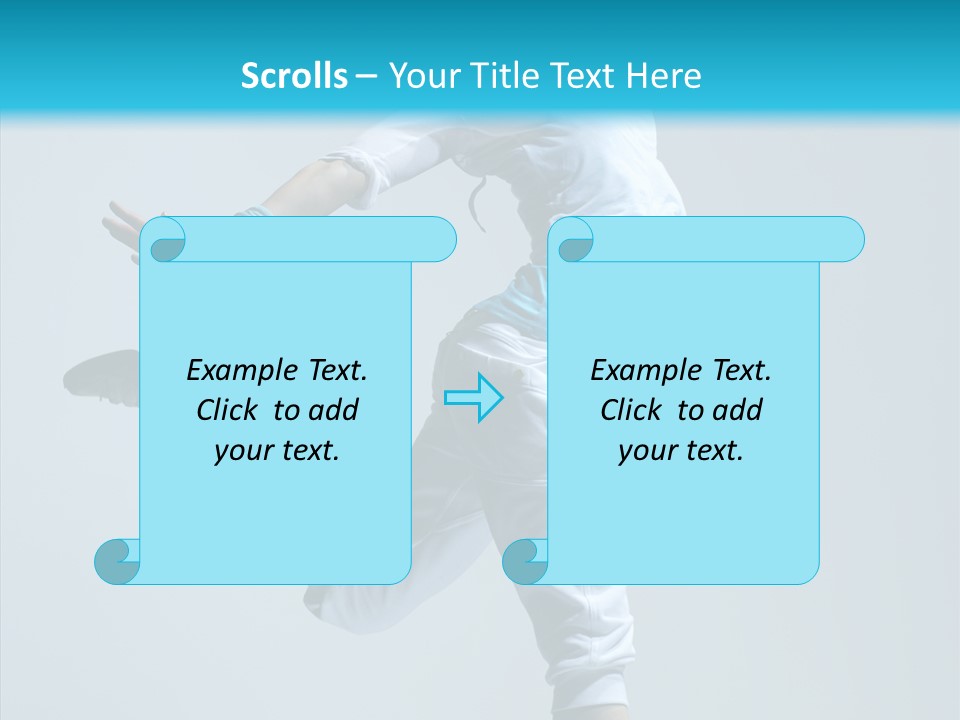 Fitness Female Girl PowerPoint Template