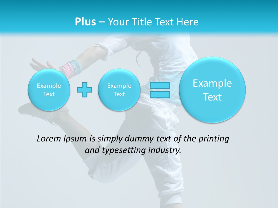 Fitness Female Girl PowerPoint Template