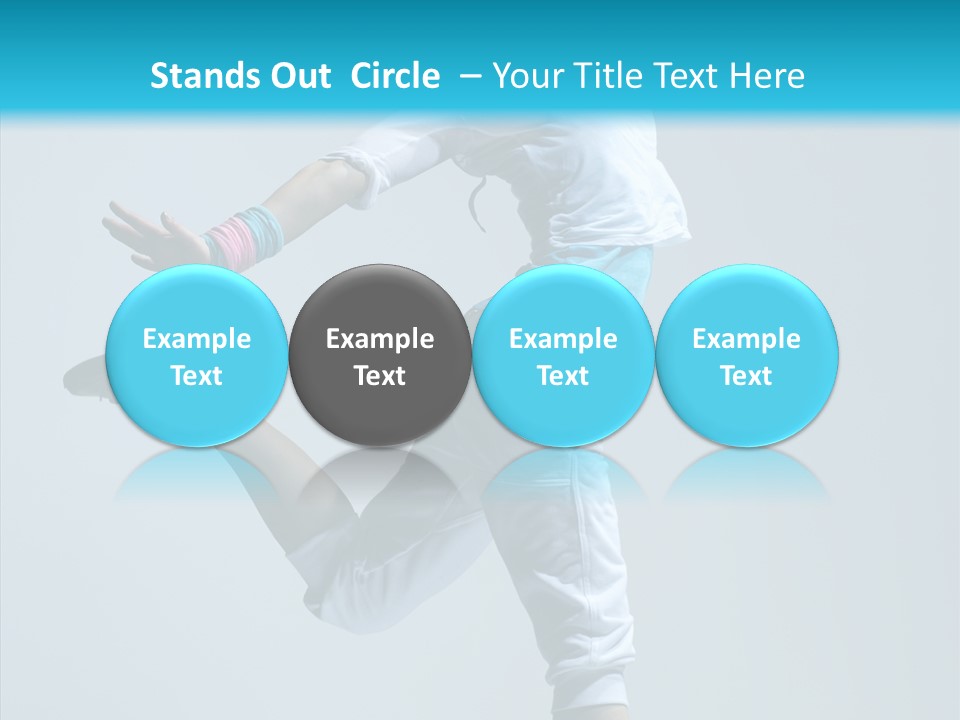 Fitness Female Girl PowerPoint Template