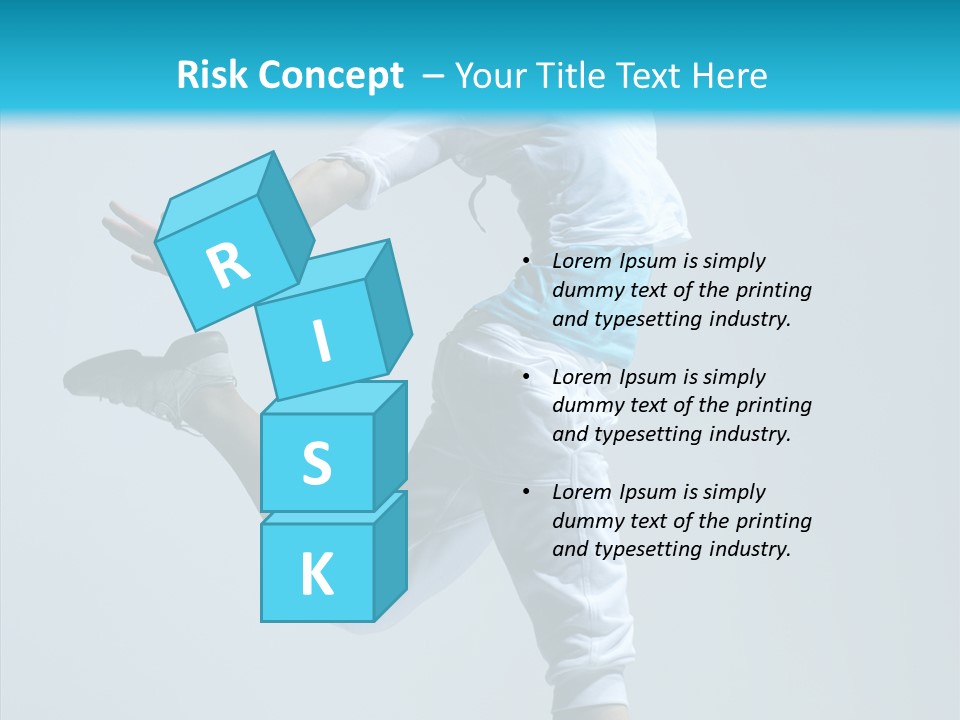 Fitness Female Girl PowerPoint Template