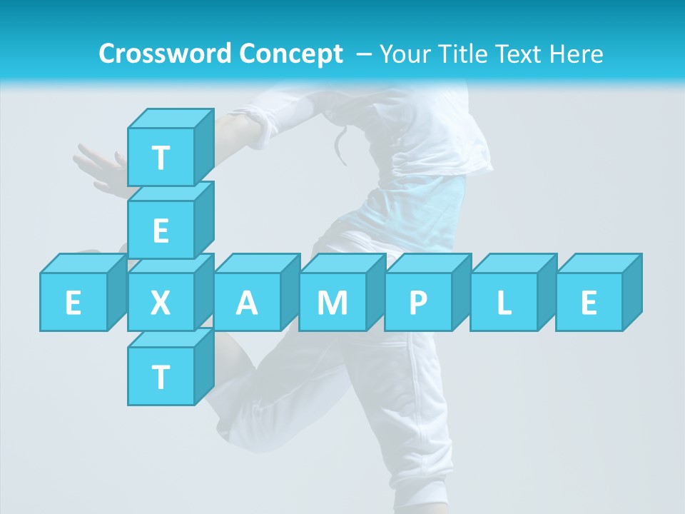 Fitness Female Girl PowerPoint Template