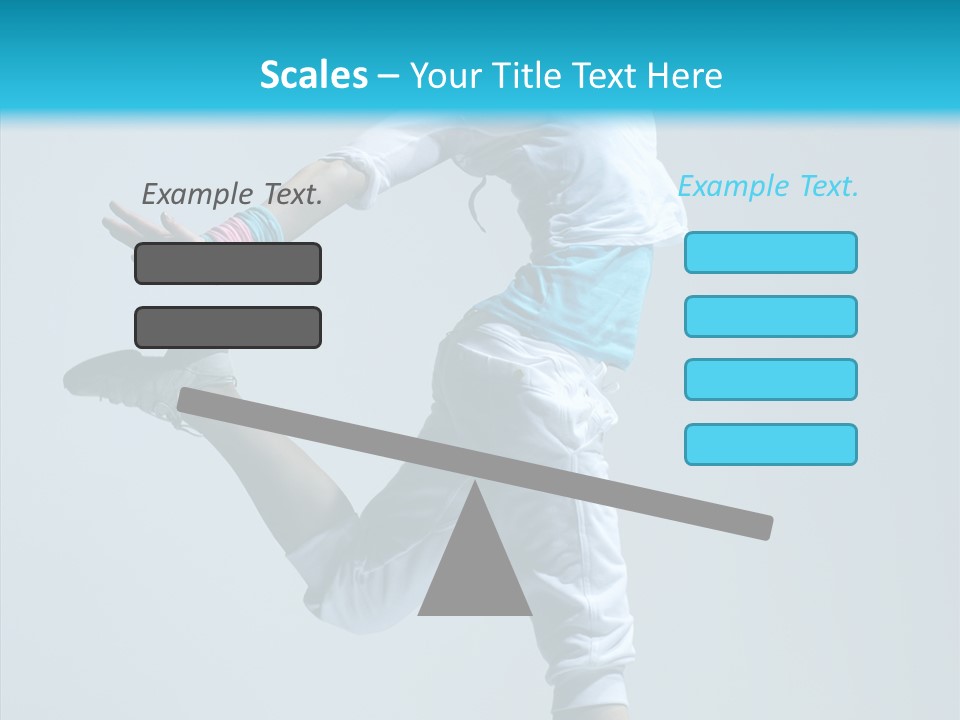 Fitness Female Girl PowerPoint Template