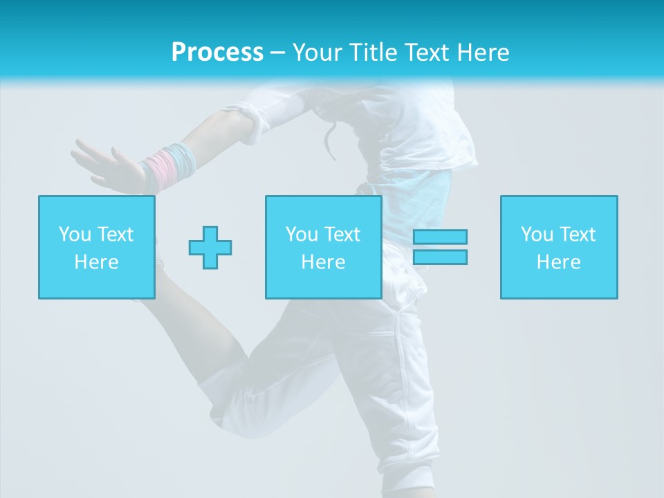 Fitness Female Girl PowerPoint Template