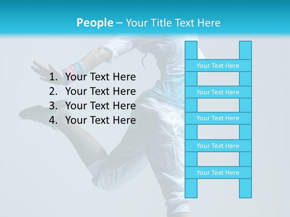 Fitness Female Girl PowerPoint Template