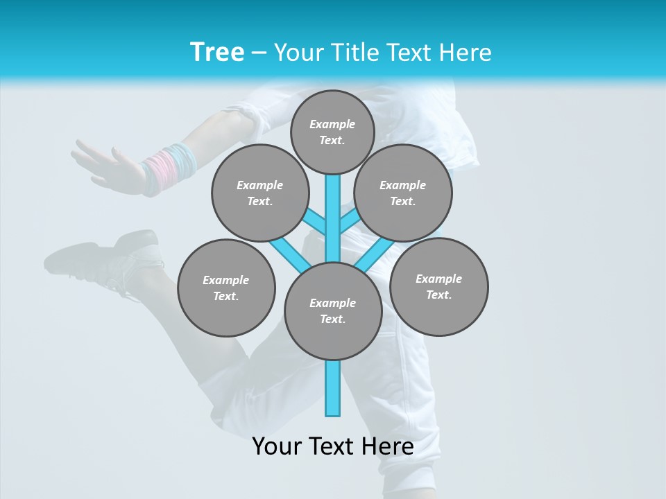 Fitness Female Girl PowerPoint Template