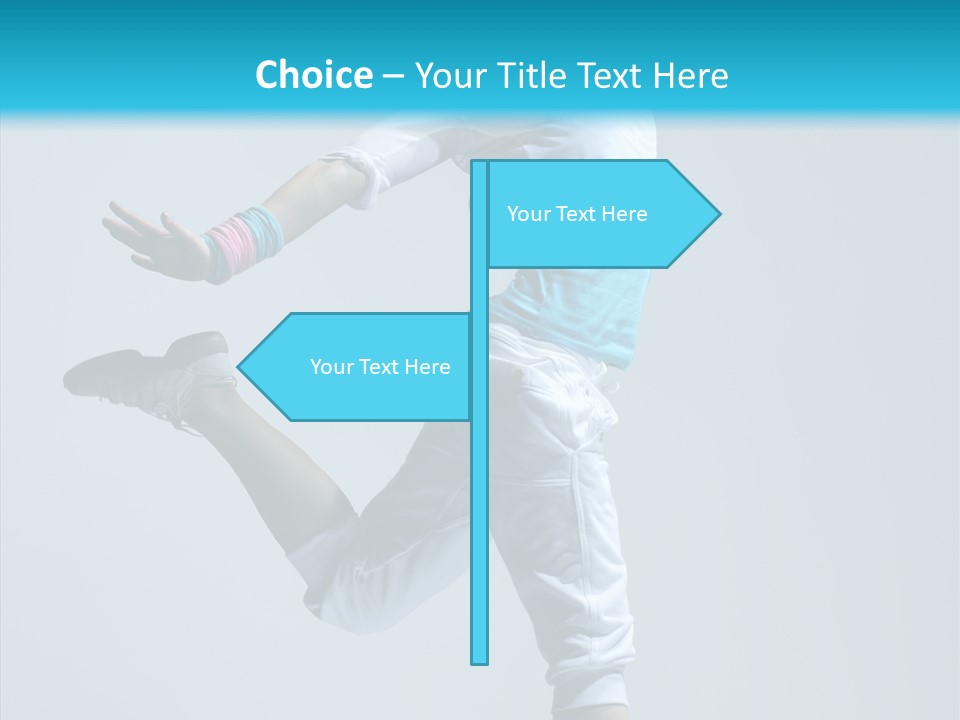 Fitness Female Girl PowerPoint Template