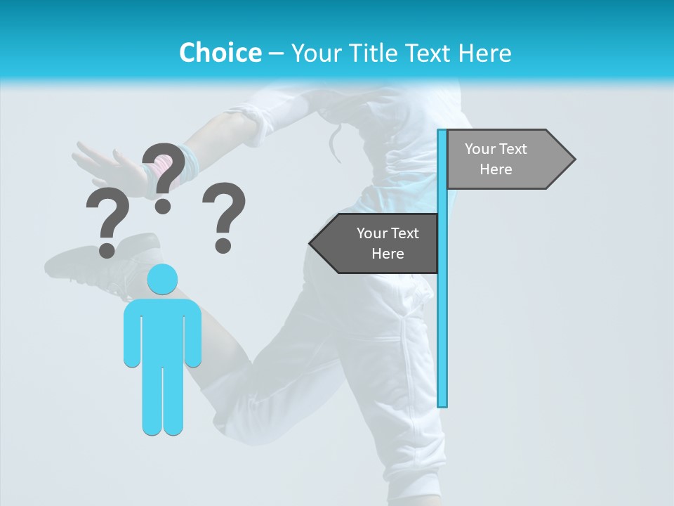 Fitness Female Girl PowerPoint Template