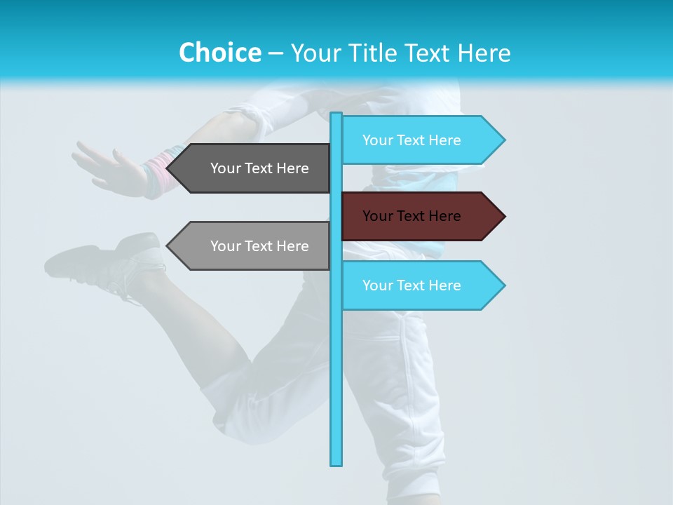 Fitness Female Girl PowerPoint Template