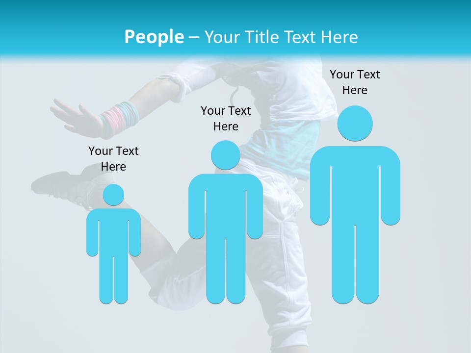 Fitness Female Girl PowerPoint Template