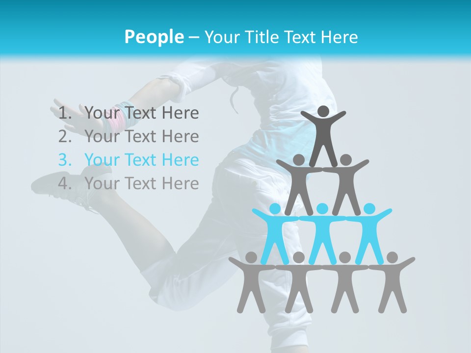 Fitness Female Girl PowerPoint Template