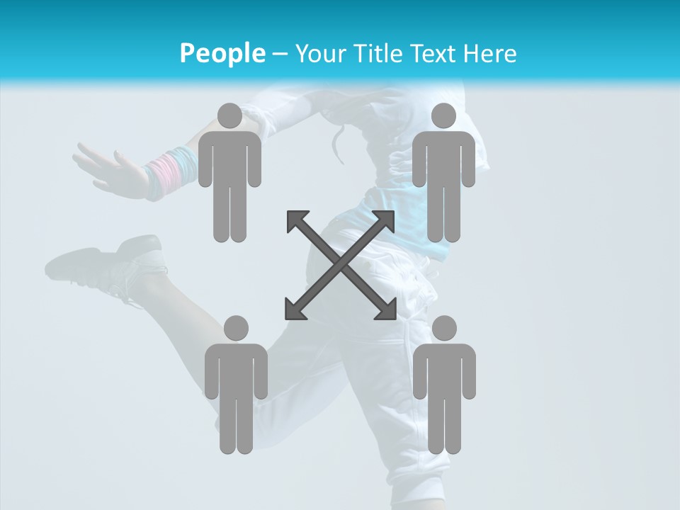 Fitness Female Girl PowerPoint Template