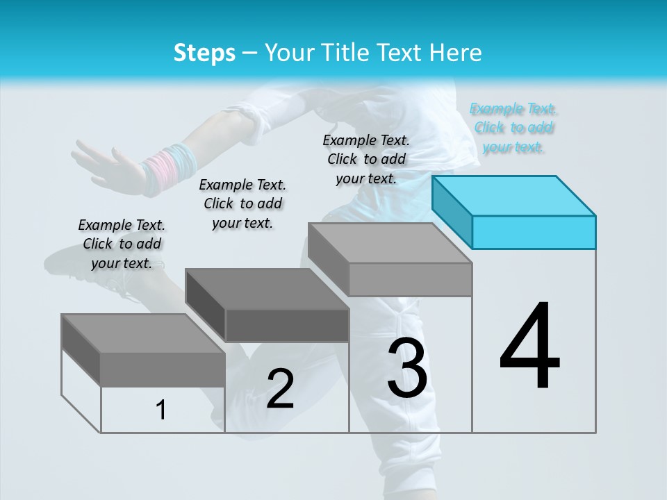 Fitness Female Girl PowerPoint Template