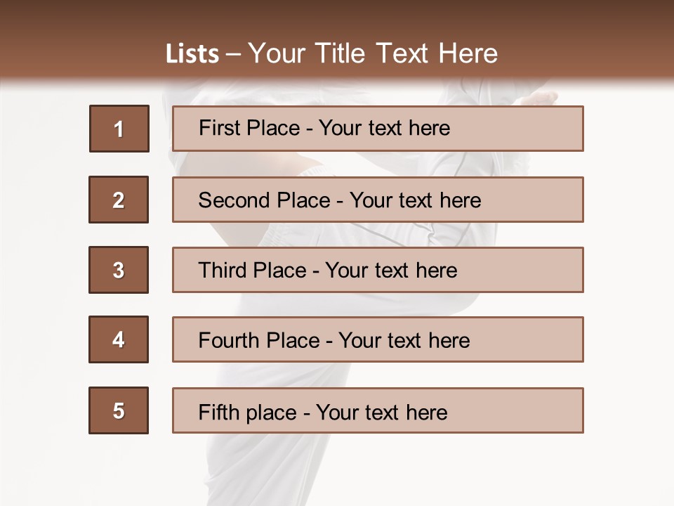 Fitness Fashion Fly PowerPoint Template