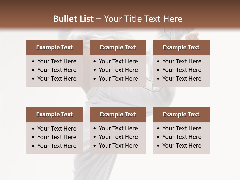 Fitness Fashion Fly PowerPoint Template