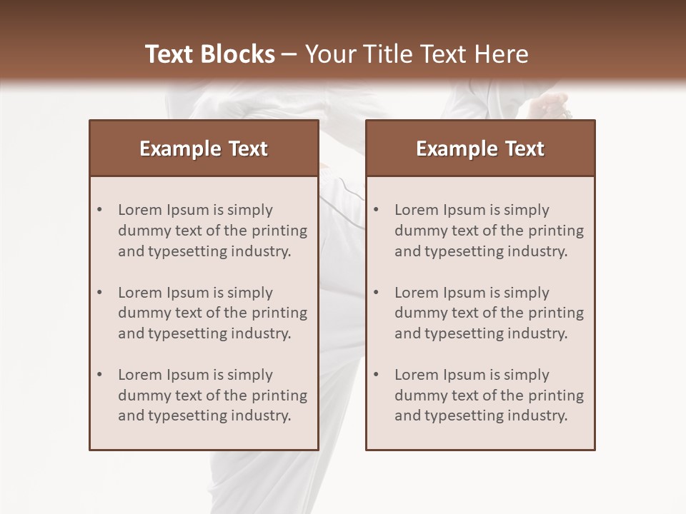 Fitness Fashion Fly PowerPoint Template