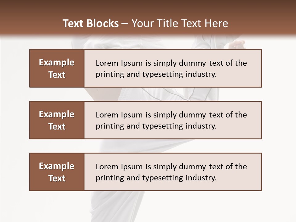 Fitness Fashion Fly PowerPoint Template