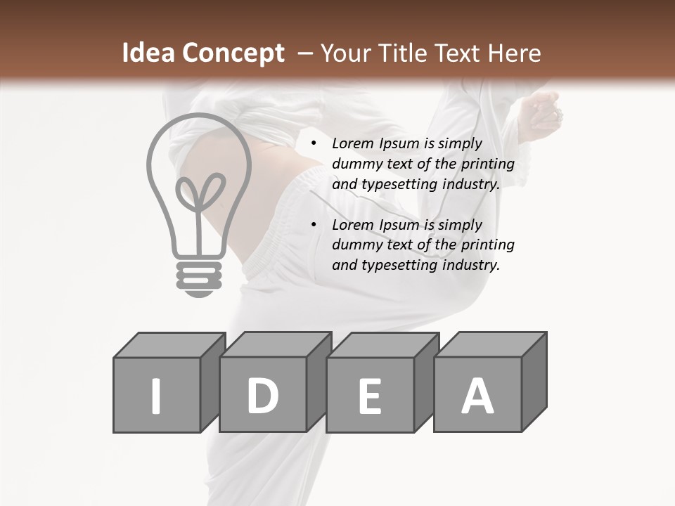 Fitness Fashion Fly PowerPoint Template