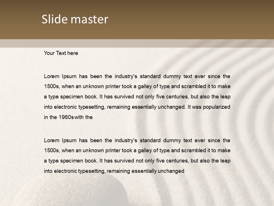 Simplicity Life Background PowerPoint Template