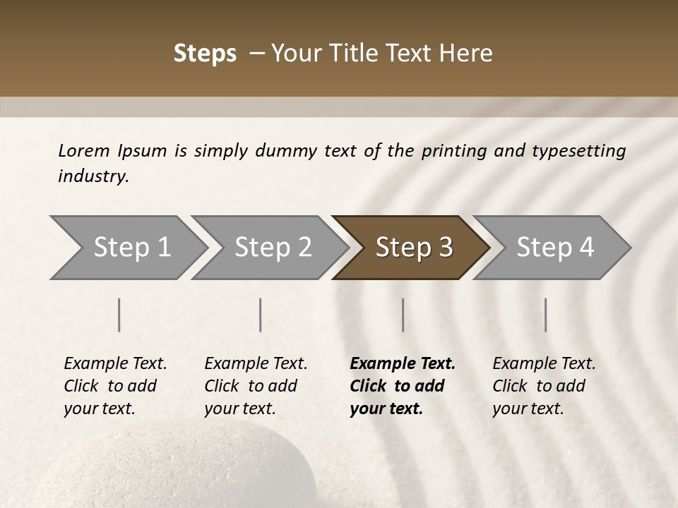 Simplicity Life Background PowerPoint Template