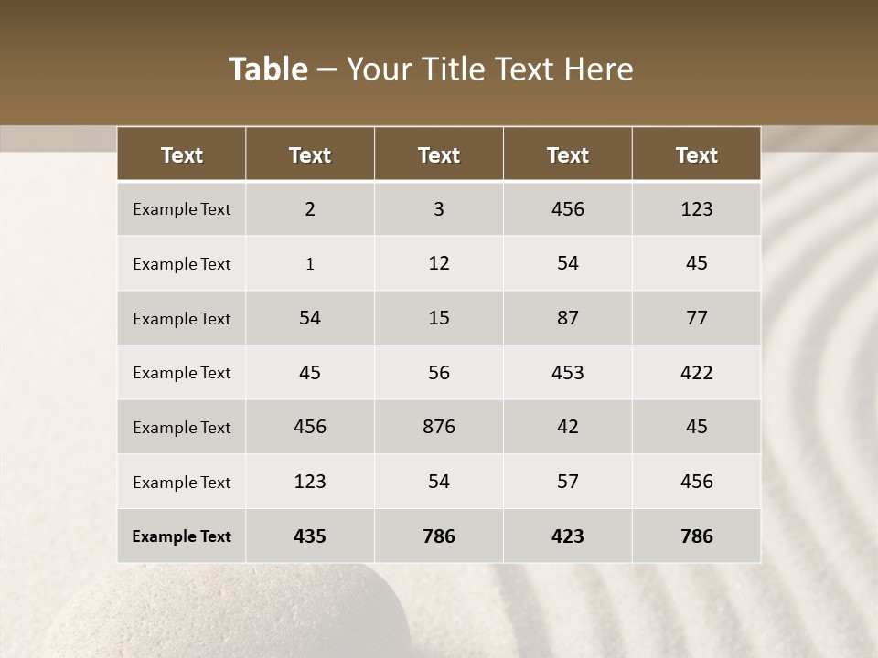 Simplicity Life Background PowerPoint Template