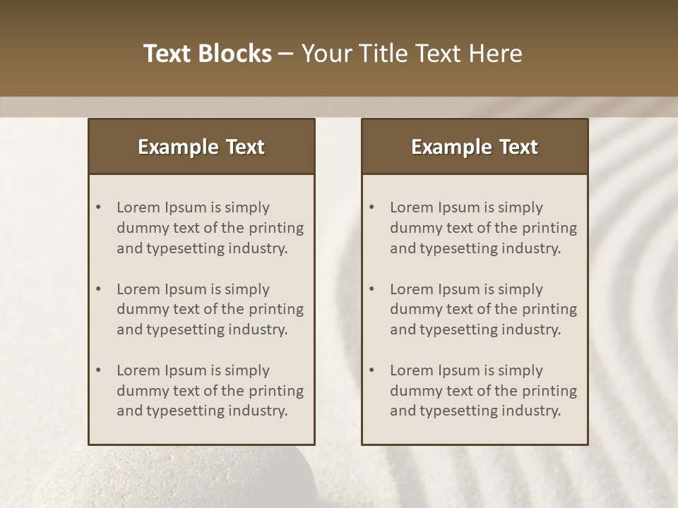 Simplicity Life Background PowerPoint Template