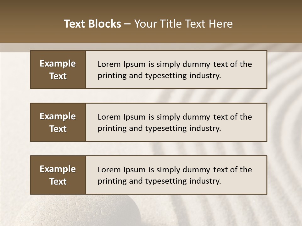 Simplicity Life Background PowerPoint Template