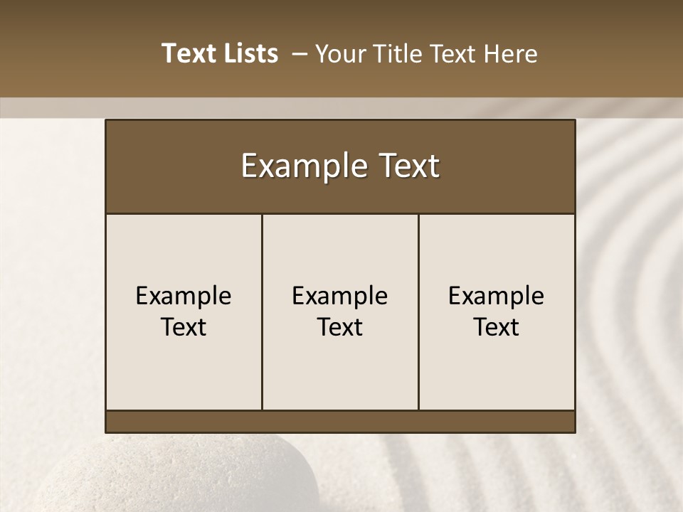 Simplicity Life Background PowerPoint Template