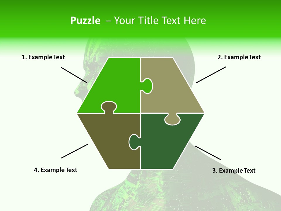 Processor Object White PowerPoint Template