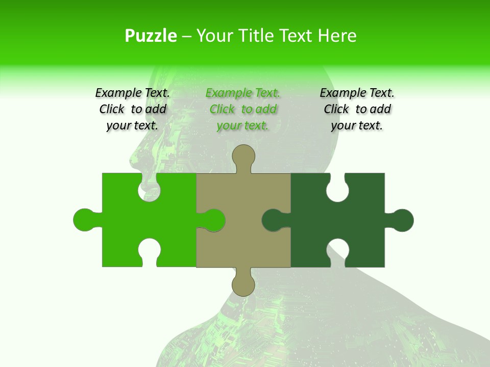 Processor Object White PowerPoint Template