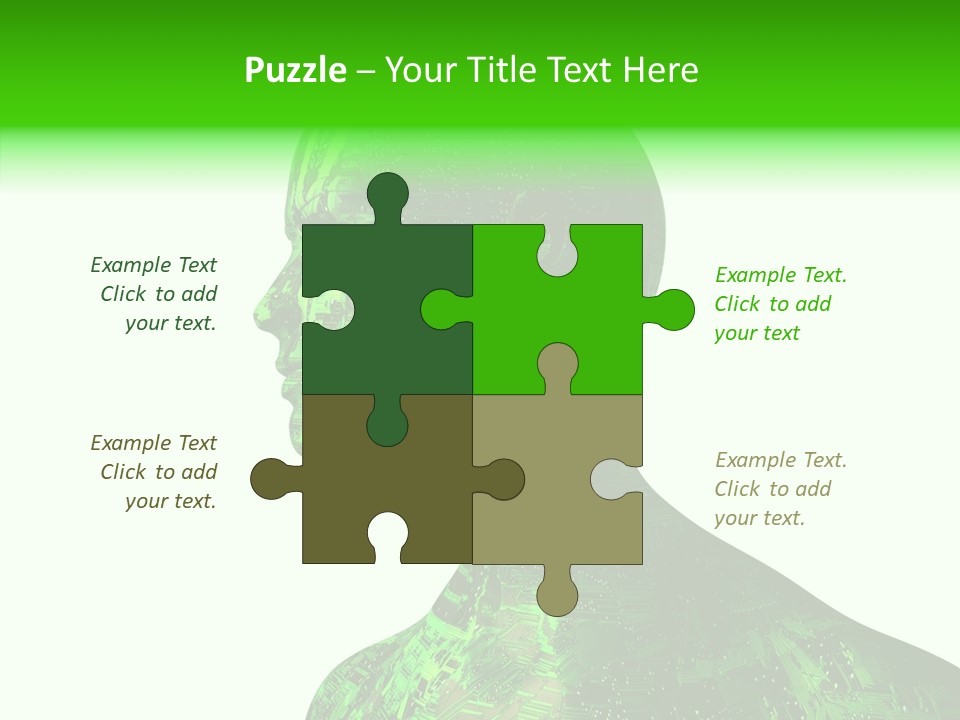 Processor Object White PowerPoint Template