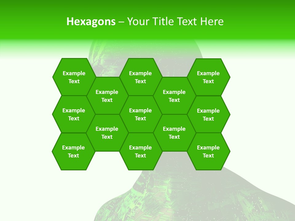 Processor Object White PowerPoint Template