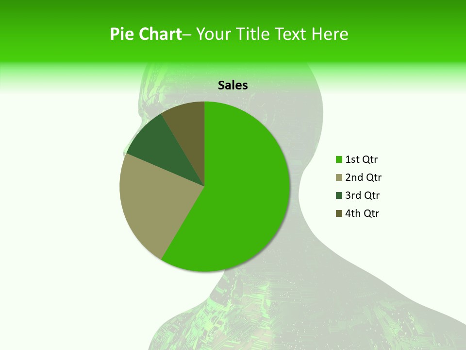 Processor Object White PowerPoint Template