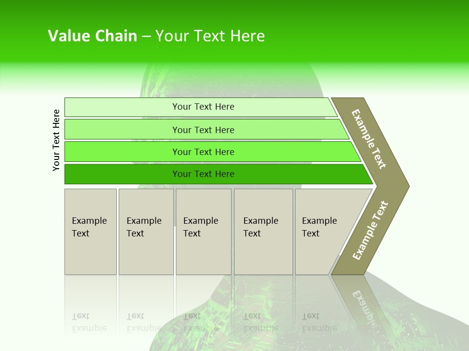 Processor Object White PowerPoint Template