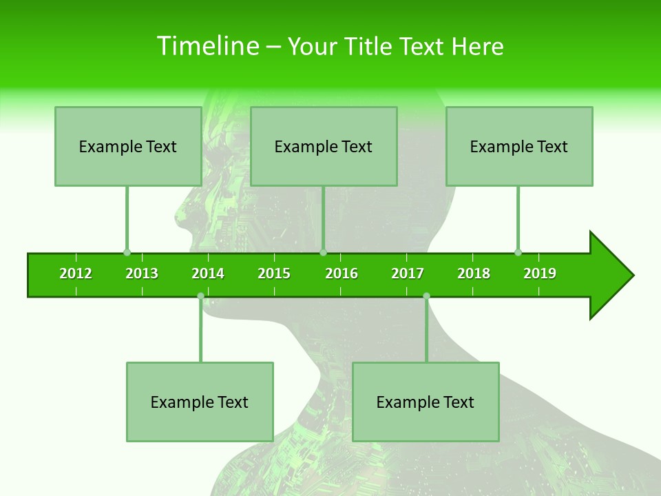 Processor Object White PowerPoint Template