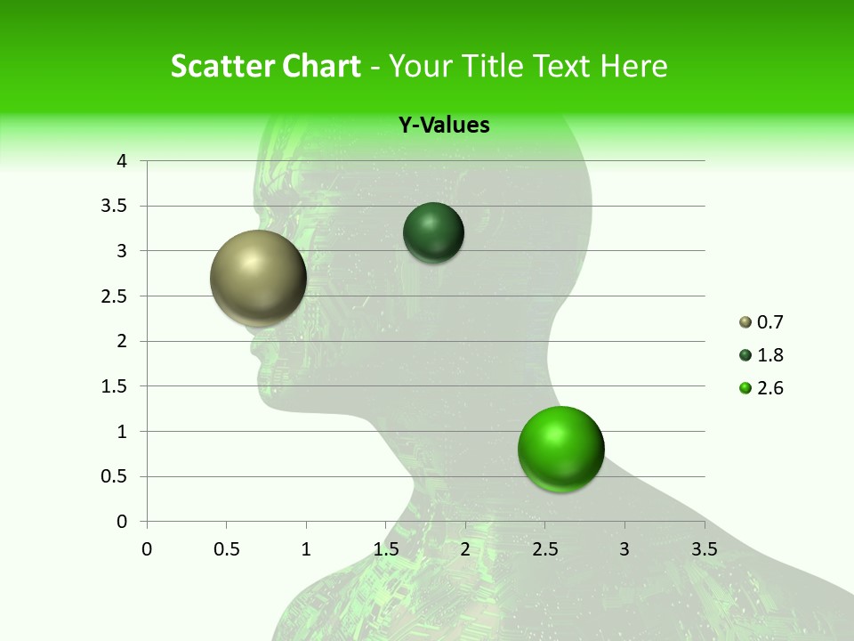 Processor Object White PowerPoint Template