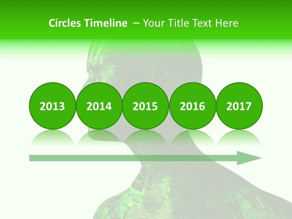 Processor Object White PowerPoint Template