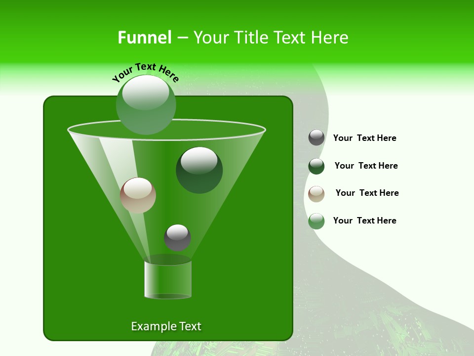 Processor Object White PowerPoint Template