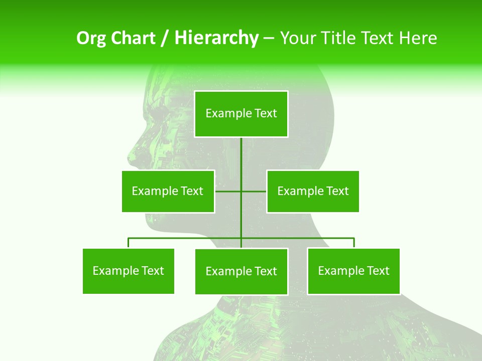 Processor Object White PowerPoint Template