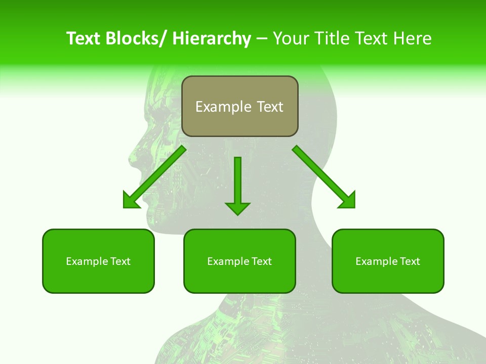 Processor Object White PowerPoint Template