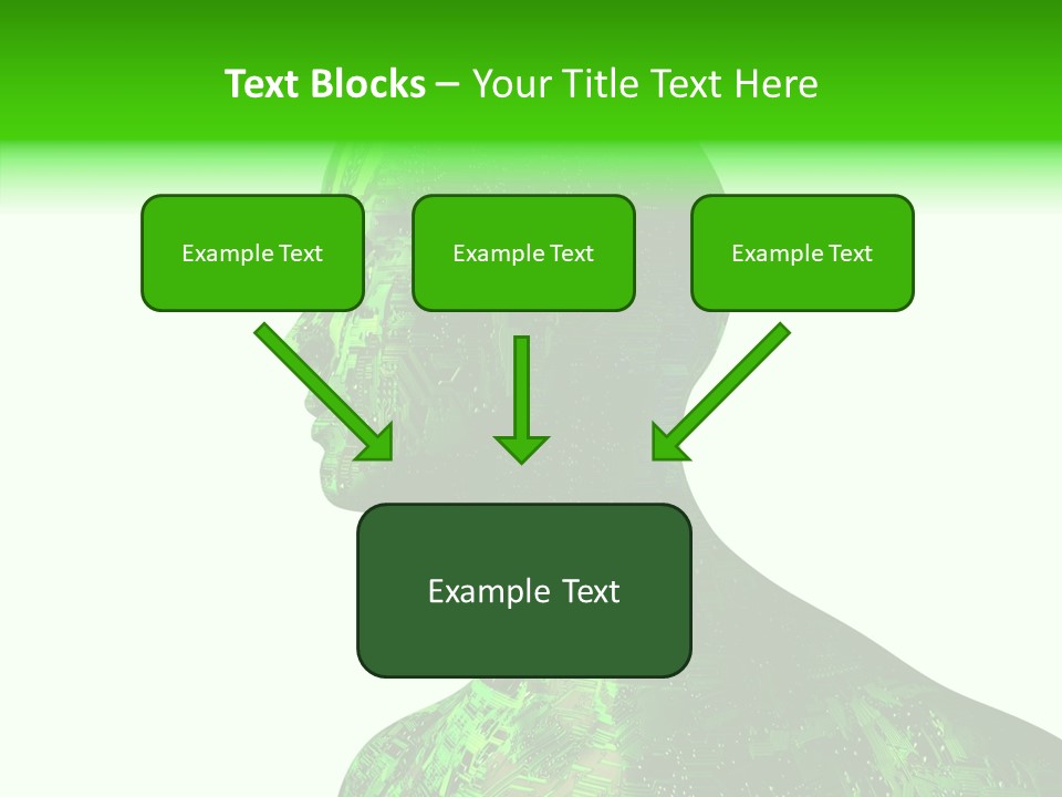 Processor Object White PowerPoint Template