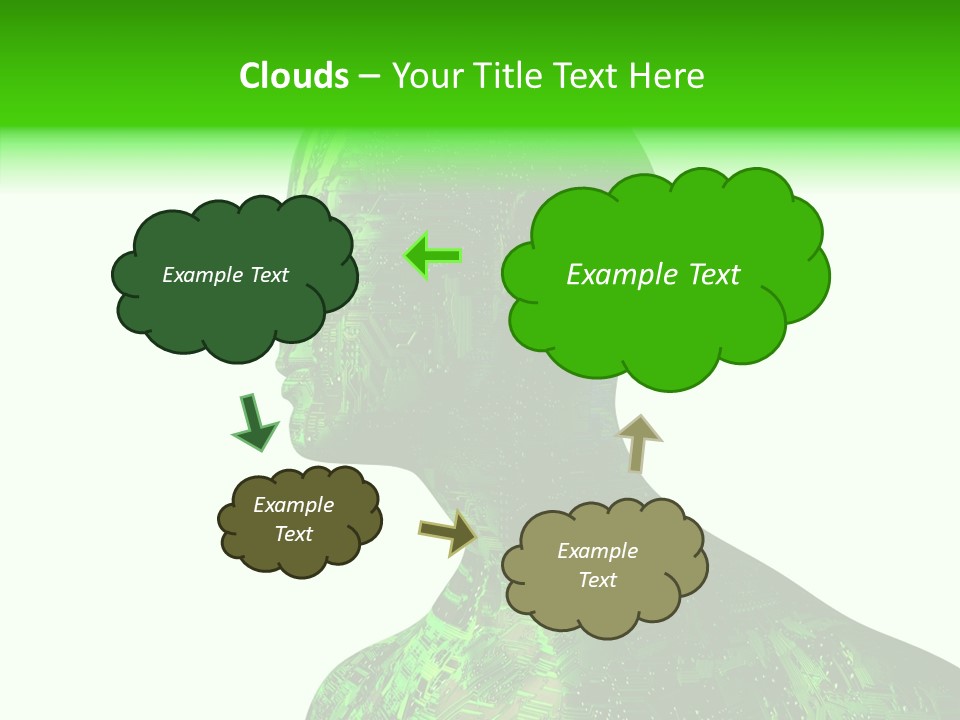 Processor Object White PowerPoint Template
