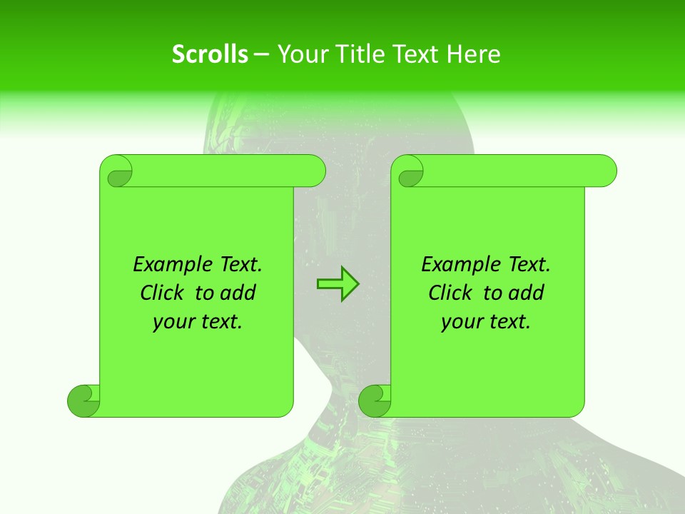 Processor Object White PowerPoint Template