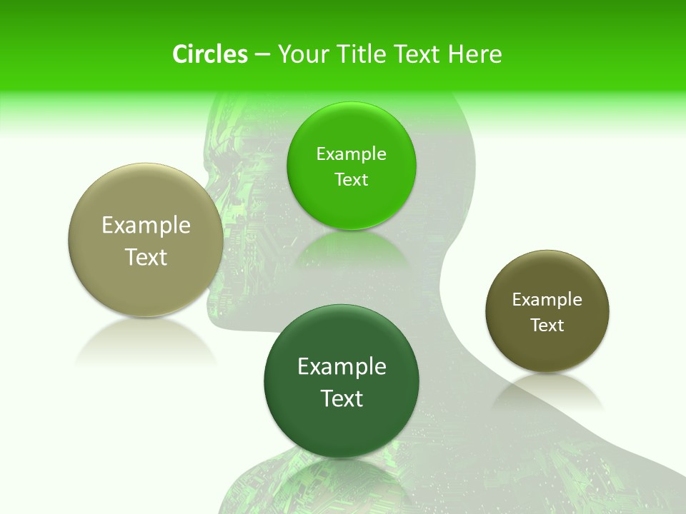 Processor Object White PowerPoint Template