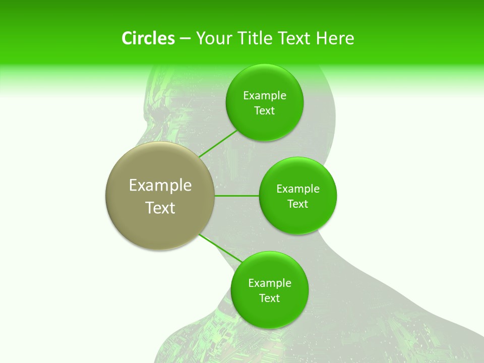 Processor Object White PowerPoint Template