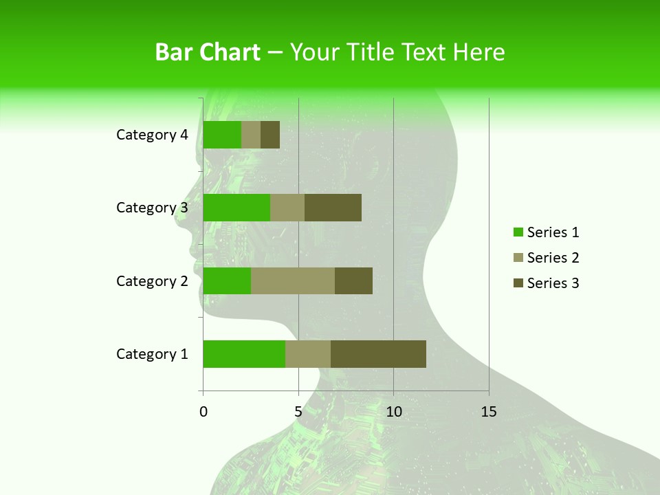 Processor Object White PowerPoint Template